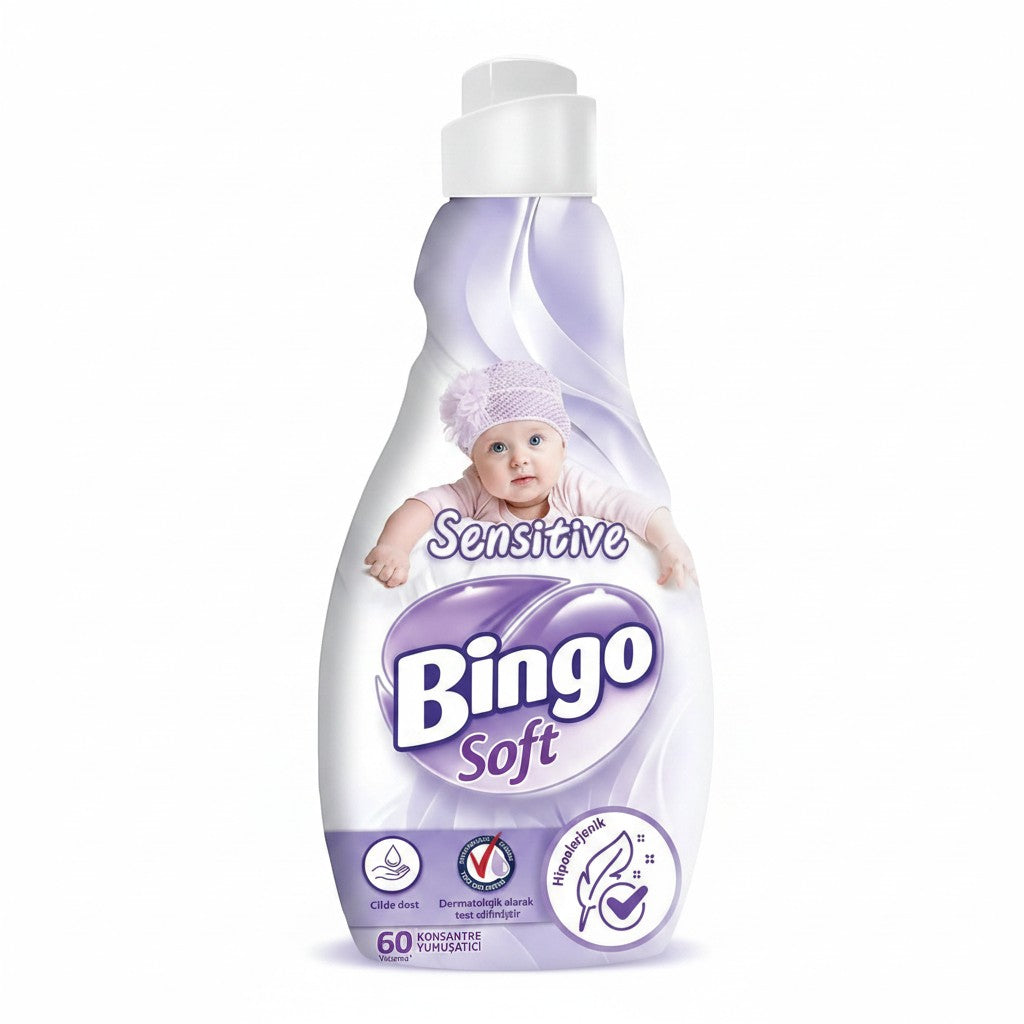 Limendahome Bingo Soft Konzentrat Sensitive Weichspüler für empfindliche Haut, duftfrei, 1440 ml