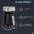 TŸrkische Kaffeemaschine 600W Ð FŸr bis zu 4 Tassen, Cook-Sense Technologie, †berkochschutz & Messlšffel | Roland Germany