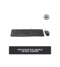 Logitech MK120 Kabelgebundenes Set mit Tastatur und Maus fŸr Windows, Franzšsisches AZERTY-Layout - Schwarz