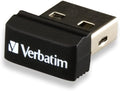 Verbatim Nano Store N Stay 16GB Speicherstick USB, 97464, Schwarz