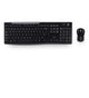 Logitech MK270 Wireless Keyboard and Mouse Set, 2.4 GHz Wireless Connection via Nano USB Receiver, Long Battery Life, for Windows and ChromeOS PCs/laptops, German QWERTZ Layout - blac