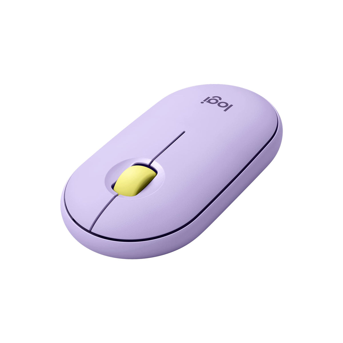 Logitech Pebble Mouse 2 M350s schlanke kabellose Bluetooth-Maus, mobil, leicht, anpassbare Taste, leise Klicks, Easy-Switch für Windows, macOS, iPadOS, Android, ChromeOS - Grafit
