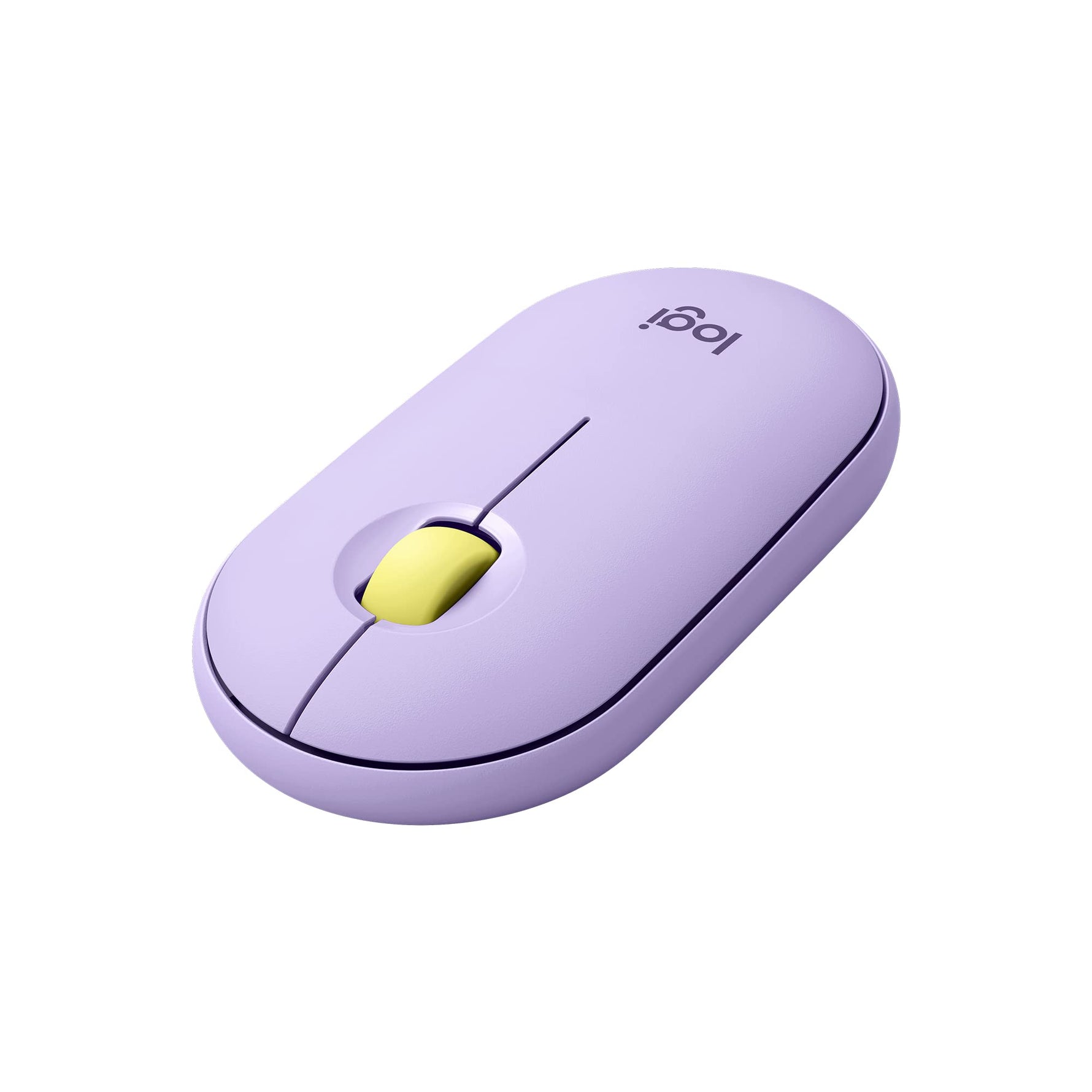Logitech Pebble Mouse 2 M350s schlanke kabellose Bluetooth-Maus, mobil, leicht, anpassbare Taste, leise Klicks, Easy-Switch für Windows, macOS, iPadOS, Android, ChromeOS - Grafit