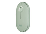 Logitech Pebble Mouse 2 M350s schlanke kabellose Bluetooth-Maus, mobil, leicht, anpassbare Taste, leise Klicks, Easy-Switch für Windows, macOS, iPadOS, Android, ChromeOS - Grafit