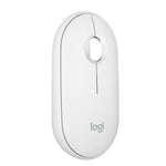 Logitech Pebble Mouse 2 M350s schlanke kabellose Bluetooth-Maus, mobil, leicht, anpassbare Taste, leise Klicks, Easy-Switch für Windows, macOS, iPadOS, Android, ChromeOS - Grafit