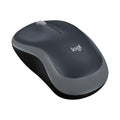 Logitech M185 Kabellose Maus, 2,4 GHz mit USB-Nano-EmpfŠnger, 12 Monate Batterielaufzeit, 1000 DPI Optical Tracking, FŸr Links- und RechtshŠnder, Kompatibel mit PC, Mac, Laptop - Grau