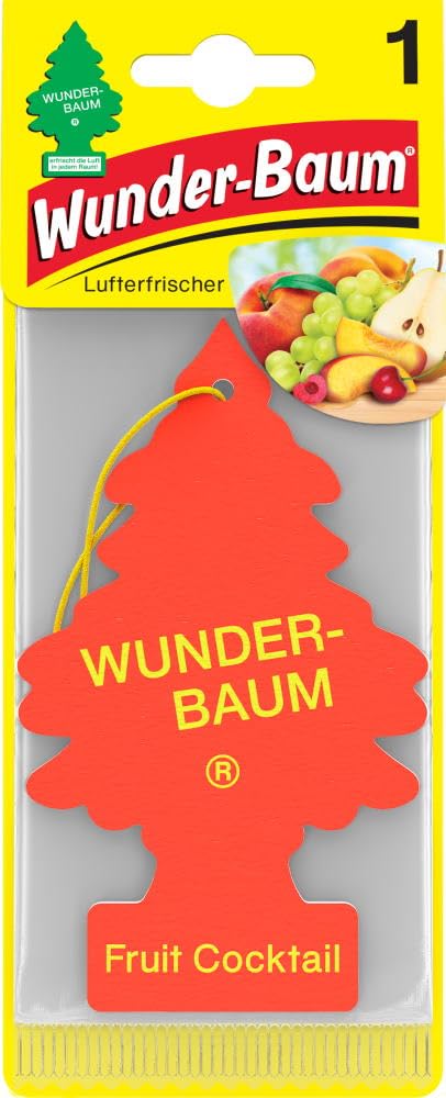 Wunder-Baum Autoduft Lufterfrischer Duftbaum Düfte 5 Stück + Stift light-tribe (Mai-Tai)