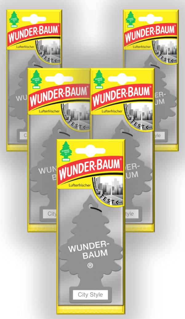 Wunder-Baum Autoduft Lufterfrischer Duftbaum Düfte 5 Stück + Stift light-tribe (Mai-Tai)