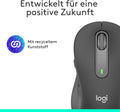 Logitech Signature M650 L Kabellose Maus - für große Hände, Leise Klicks, Anpassbare Seitentasten, Bluetooth, Kompatibilität mit mehreren Geräten - Grau