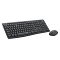 Logitech MK295 kabelloses Tastatur-Maus-Set mit SilentTouch-Technologie, Shortcut-Tasten, optischer SpurfŸhrung, Nano USB-EmpfŠnger, verzšgerungsfreier Drahtlosverbindung, QWERTZ Layout