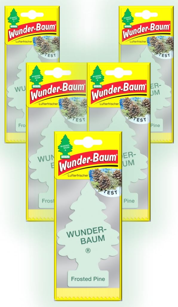 Wunder-Baum Autoduft Lufterfrischer Duftbaum Düfte 5 Stück + Stift light-tribe (Mai-Tai)