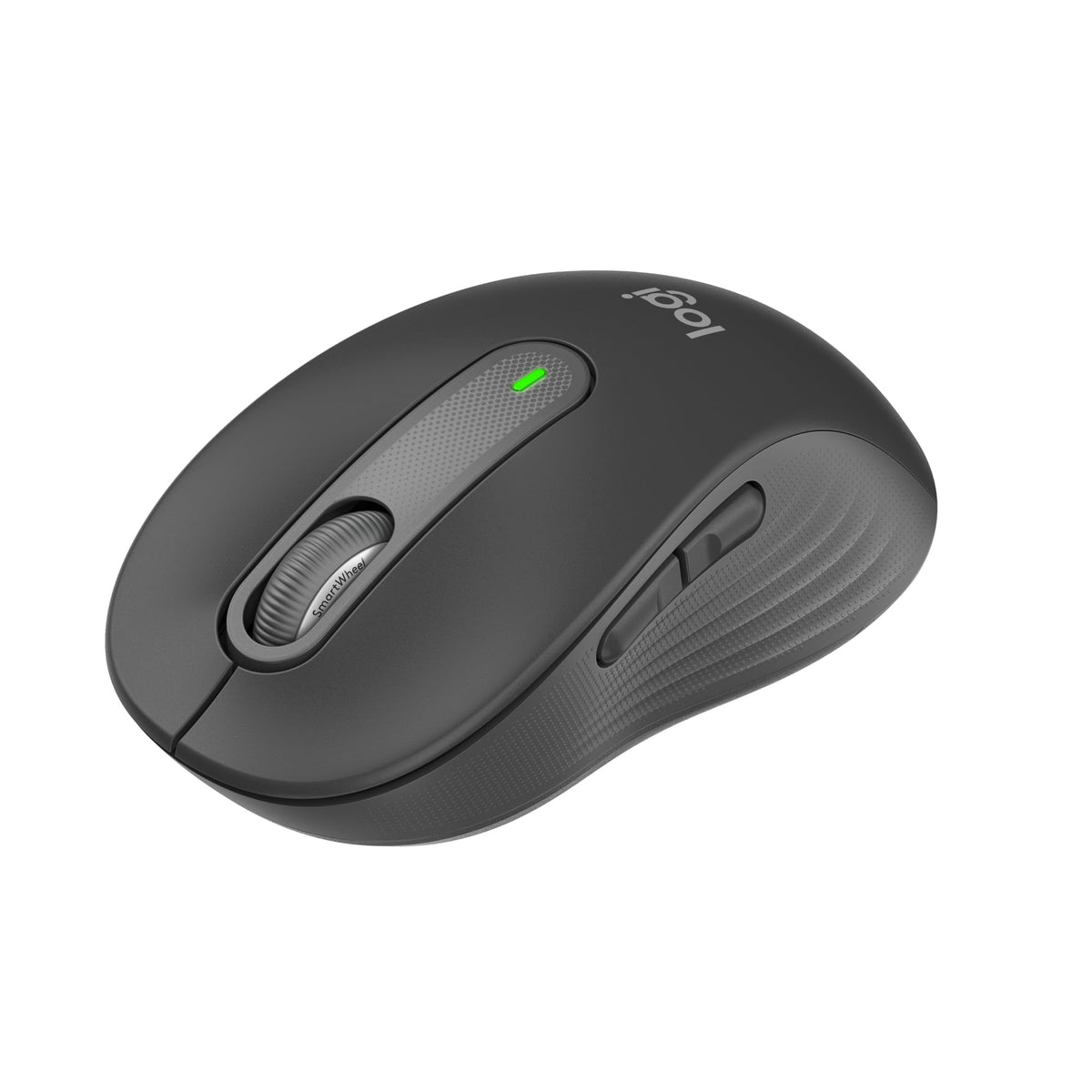 Logitech Signature M650 L Kabellose Maus - für große Hände, Leise Klicks, Anpassbare Seitentasten, Bluetooth, Kompatibilität mit mehreren Geräten - Grau