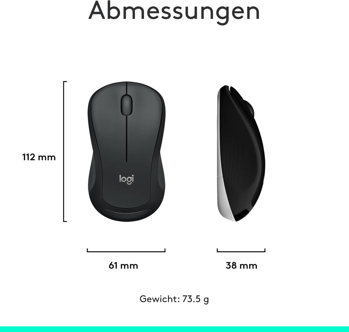 Logitech MK540 Advanced Kombi – Kabellose Tastatur und Maus für Windows, Deutsche QWERTZ-Tastatur – Schwarz