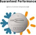 ANSMANN 1516-0013 Knofpzelle Batterie Lithium CR 3032 - 3V