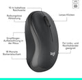 Logitech MK295 kabelloses Tastatur-Maus-Set mit SilentTouch-Technologie, Shortcut-Tasten, optischer Spurführung, Nano USB-Empfänger, verzögerungsfreier Drahtlosverbindung, QWERTZ layout - Schwarz