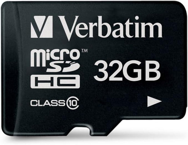 Verbatim Premium microSDHC Speicherkarte - 32GB, Klasse 10, bis zu 90 MB/s Lesegeschwindigkeit, schwarz, 44013