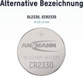 ANSMANN 1516-0009 Knofpzelle Batterie Lithium CR 2330 - 3V