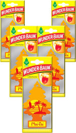Wunder-Baum Autoduft Lufterfrischer Duftbaum Düfte 5 Stück + Stift light-tribe (Mai-Tai)