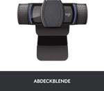 Logitech C920s HD PRO Webcam, Full-HD 1080p, 78° Blickfeld, Autofokus, Belichtungskorrektur, USB-Anschluss, Abdeckblende, Für Skype, FaceTime, Hangouts,etc., PC/Mac/ChromeOS/Android/Xbox One -Schwarz