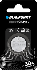 Blaupunkt Lithium Coin CR2450 Knopfzelle 1 Stück im Blister