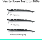 Logitech MK540 Advanced Kombi – Kabellose Tastatur und Maus für Windows, Deutsche QWERTZ-Tastatur – Schwarz