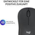 Logitech M240 Silent Bluetooth Maus, Kabellos, Kompakt, Mobil, Smooth Tracking, 18-Monate-Batterie, für Windows, macOS, ChromeOS, kompatibel mit PC, Mac, Laptop, Tablets - Graphit