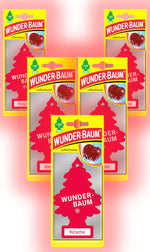 Wunder-Baum Autoduft Lufterfrischer Duftbaum Düfte 5 Stück + Stift light-tribe (Mai-Tai)