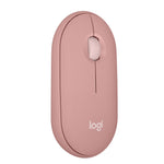 Logitech Pebble Mouse 2 M350s schlanke kabellose Bluetooth-Maus, mobil, leicht, anpassbare Taste, leise Klicks, Easy-Switch für Windows, macOS, iPadOS, Android, ChromeOS - Grafit
