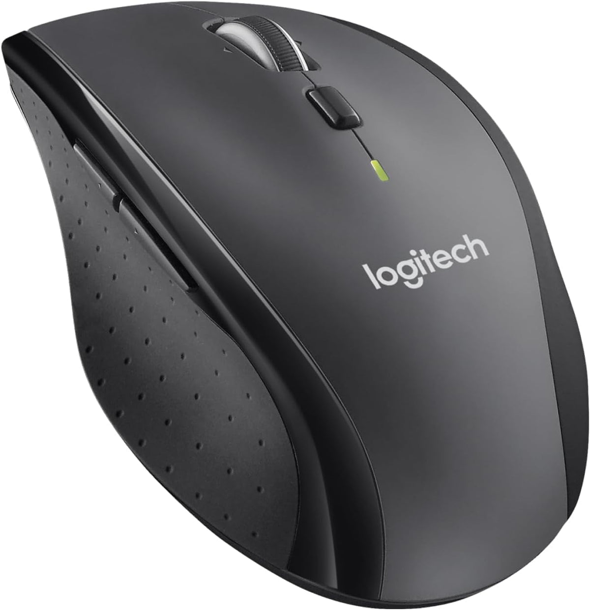 Logitech M705 Marathon Kabellose Maus, 2.4 GHz Verbindung via Unifying USB-Empfänger, 1000 DPI Laser-Sensor, 3-Jahre Akkulaufzeit, 7 Tasten, PC/Mac - Schwarz