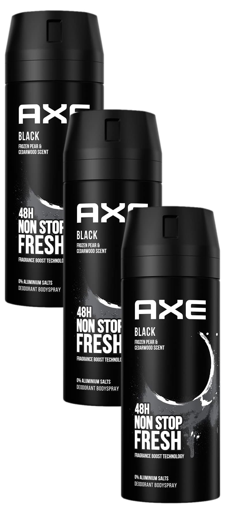 Axe Bodyspray Black Deo ohne Aluminium sorgt 48 Stunden lang für effektiven Schutz vor Körpergeruch 150 ml