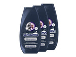 Schwarzkopf Schauma Pflege-Shampoo Silberglanz (250 ml), Silbershampoo hilft gelbliche Verfärbungen zu reduzieren, Haarshampoo für graues, blondiertes oder gesträhntes Haar