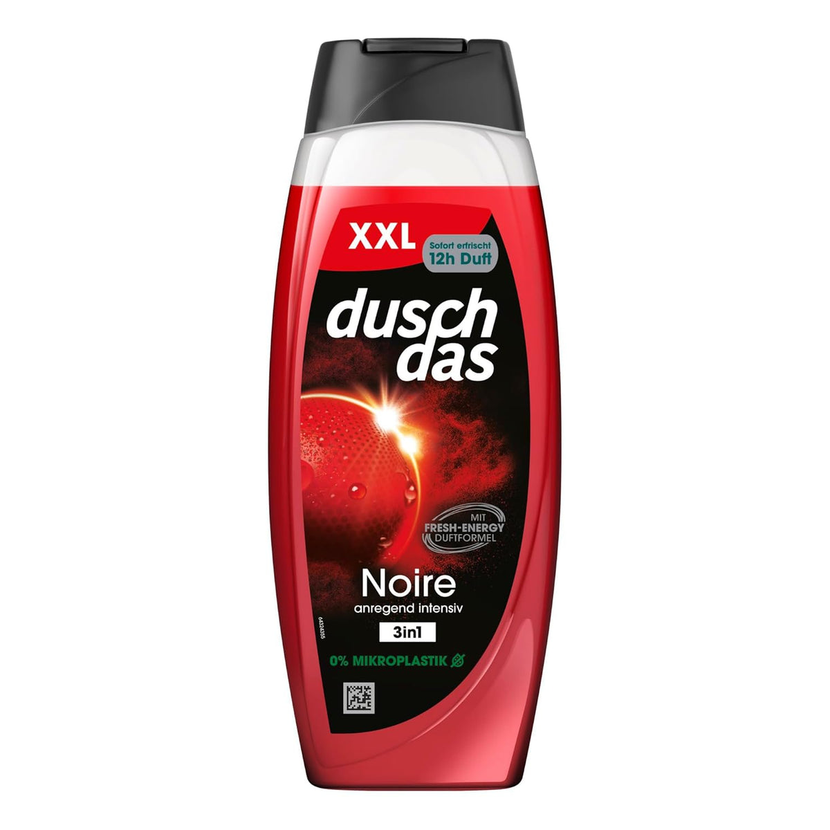 Duschdas 3-in-1 Duschgel & Shampoo Noire XXL Duschbad mit Fresh-Energy-Duftformel sorgt für einen erfrischenden Start in den Tag 450 ml