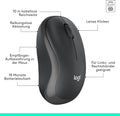 Logitech MK295 kabelloses Tastatur-Maus-Set mit SilentTouch-Technologie, Shortcut-Tasten, optischer SpurfŸhrung, Nano USB-EmpfŠnger, verzšgerungsfreier Drahtlosverbindung, QWERTZ Layout