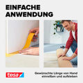 tesa Doppelseitiges Klebeband Universal - Vielseitiges Klebeband für Verpackungen, Deko und Teppiche oder zum Basteln - 5 m x 50 mm
