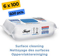 Sleepy Easy Clean Oberflächenreinigungstücher Bleichzusatz 6er Packung 6x100 (600 Blatt) Putztücher