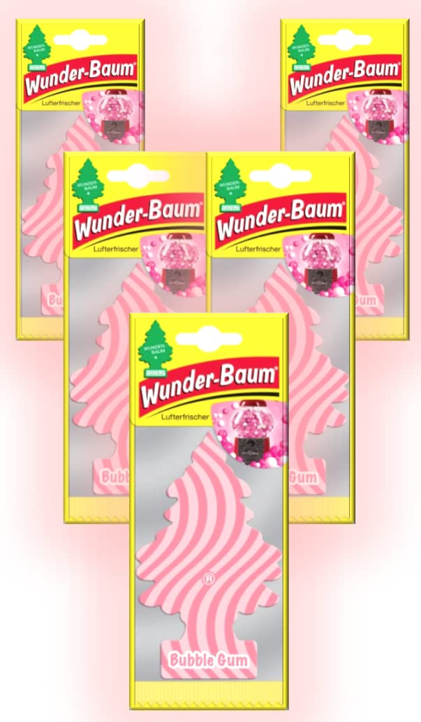 Wunder-Baum Autoduft Lufterfrischer Duftbaum Düfte 5 Stück + Stift light-tribe (Mai-Tai)