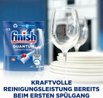 Finish Quantum Infinity Shine Spülmaschinentabs – kraftvolle Reinigung, Fettlösekraft und Glanz – 2x 83 Finish Caps