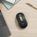 Logitech Signature M650 Kabellose Maus - für kleine bis mittelgroße Hände, 2-Jahres-Batterie, Leise Klicks, Anpassbare Seitentasten, Bluetooth, Kompatibilität mit Mehreren Geräten - Grau