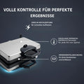 RoLand Germany Multigrill 2000W Teflon Kontaktgrill Ð 340_220mm GrillflŠche, 5 Stufen