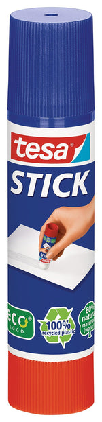 tesa Stick ecoLogo - Geruchsneutraler Klebestift für Papier und Pappe - Lösungsmittelfrei und Umweltschonend - 4 x 20 g