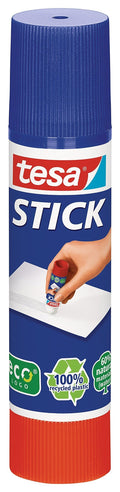 tesa Stick ecoLogo - Geruchsneutraler Klebestift für Papier und Pappe - Lösungsmittelfrei und Umweltschonend - 4 x 20 g