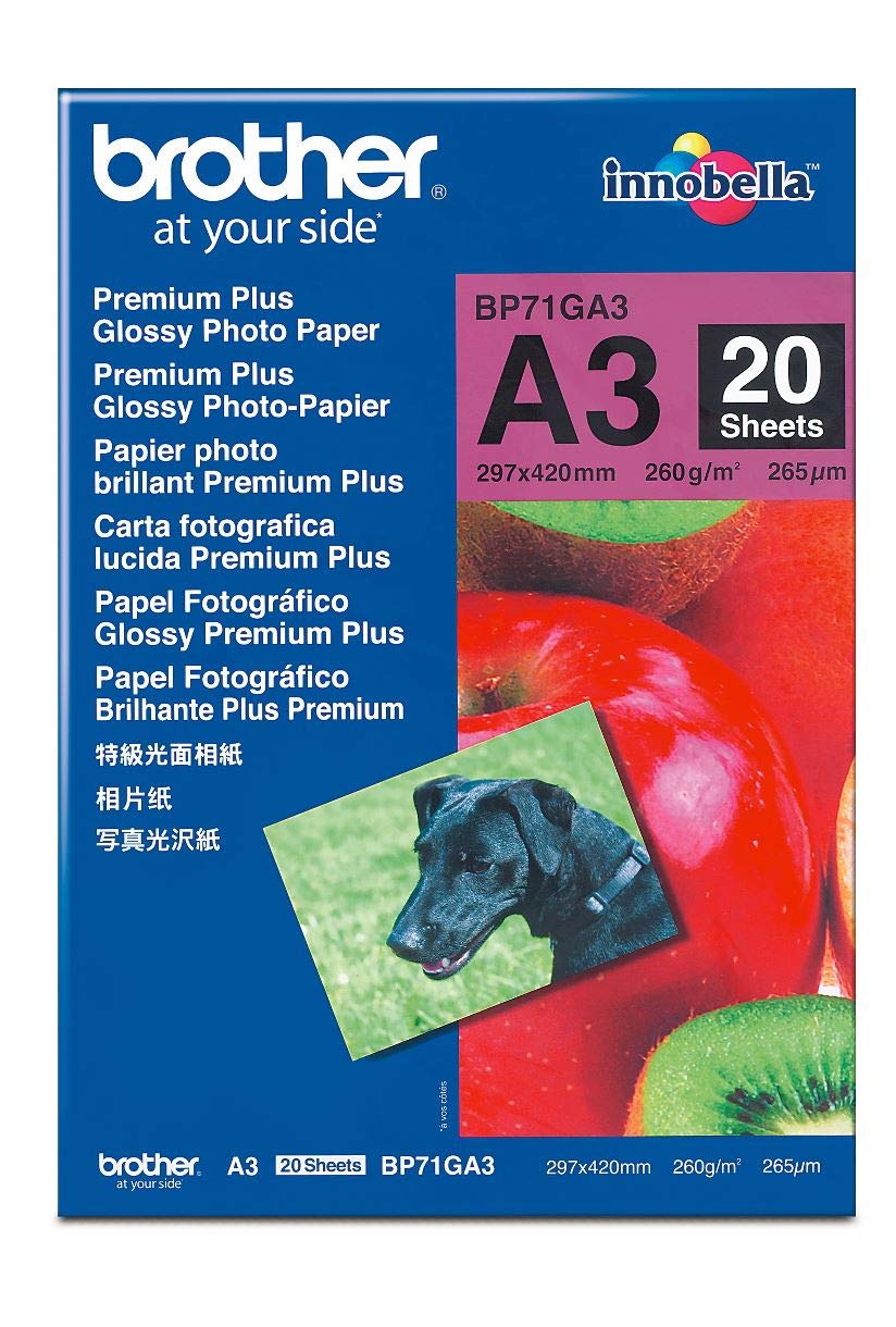 Brother BP71GP20 Fotopapier A6 20BL 260g/qm für MFC-6490CW DCP-375CW 6890CDW