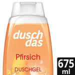Duschdas Duschgel Pfirsich XXXL Duschbad mit verwöhnender Duftformel sorgt für einen erfrischenden Start in den Tag 675 ml
