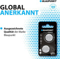 Blaupunkt Lithium Coin CR2032 Knopfzelle 2 Stück im Blister