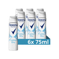 Rexona Women Anti Transpirant Spray Cotton Dry Deospray mit 48 Stunden Schutz gegen Körpergeruch und Achselnässe mit Anti-Transpirant-Technologie 6x 150 ml