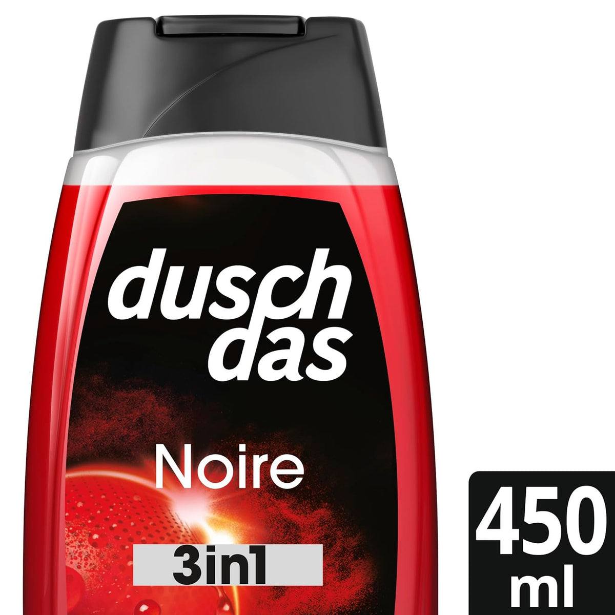 Duschdas 3-in-1 Duschgel & Shampoo Noire XXL Duschbad mit Fresh-Energy-Duftformel sorgt für einen erfrischenden Start in den Tag 450 ml
