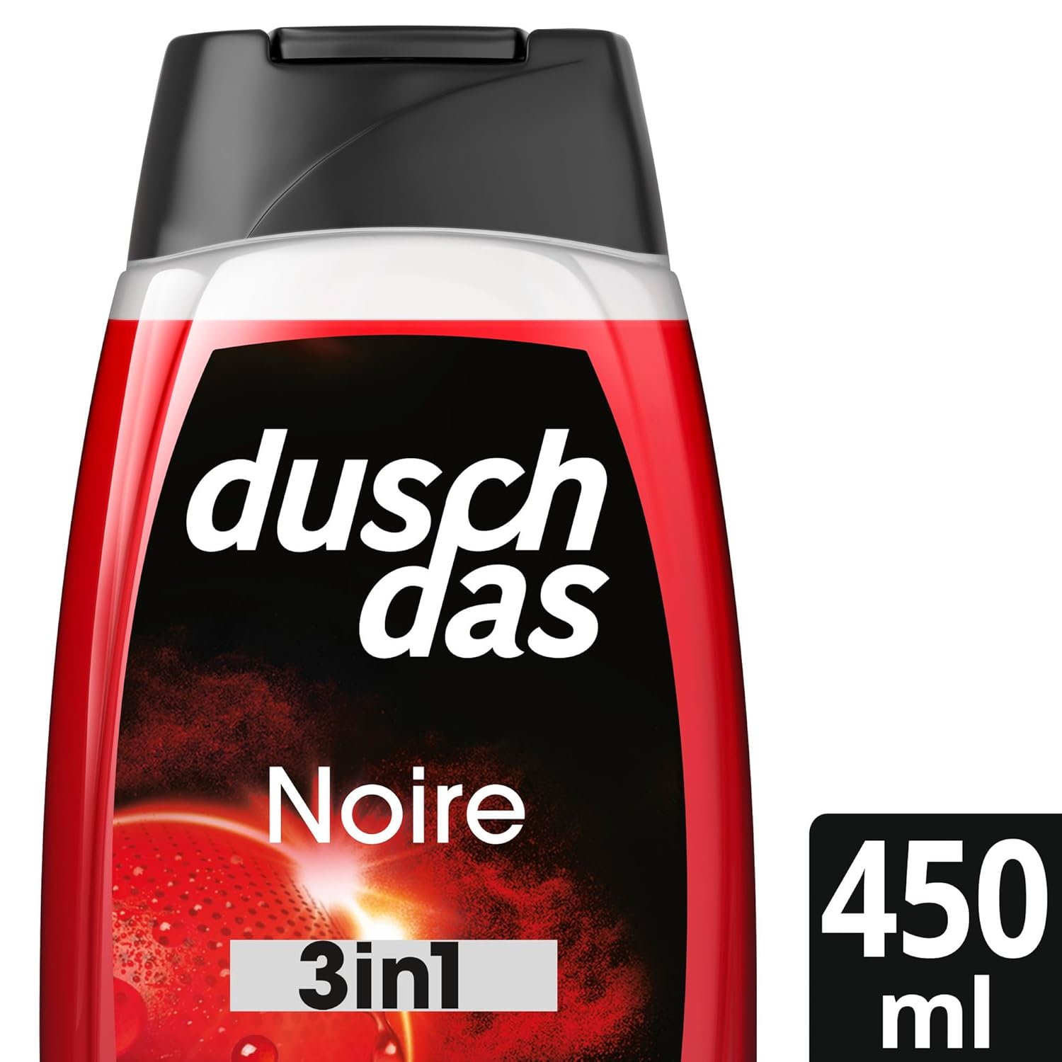 Duschdas 3-in-1 Duschgel & Shampoo Noire XXL Duschbad mit Fresh-Energy-Duftformel sorgt für einen erfrischenden Start in den Tag 450 ml