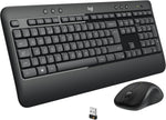 Logitech MK540 Advanced Kombi – Kabellose Tastatur und Maus für Windows, Deutsche QWERTZ-Tastatur – Schwarz