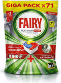 Fairy Platinum PLUS - Spülmaschinentabs All-In-One Kapseln Zitrone Lemon Geschirrspültabs (71 Lemon)