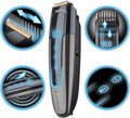 Remington MB4700 Barttrimmer Herren, Stiftung Warentest Testsieger Hautschonung, digitale Längeneinstellung 0,4-18mm TouchTech Bartschneider (Lithium Ionen Akkubetrieb|Micro-USB-Ladefunktion), Schwarz